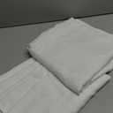 Chyhomenyc White Curtains 84 Inch Length 2 Panels Set, Faux Linen Textured Semi Light Filtering Soft Airy Farmhouse Window Curtain Drapes for Living Room Bedroom, 50Wx84L