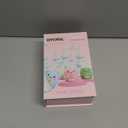 Kids U Shaped Electric Toothbrush with 4 Brush Heads, Sonic Toothbrush Kids with 5 Modes, Cartoon Dinosaur 360-Degree Cleaning IPX7 Waterproof Design (2-6 Age (Pink))