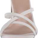 The Drop Women's Amelie Strappy Square Toe Heeled Sandal (10, White)