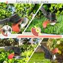 Electric Weed Wacker,Lightweight 21V Cordless Weed Eater with Metal Blade