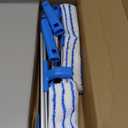 Window Cleaner with Long Handle(57IN), Glass Cleaning Tools with Silicone Squeegee & Microfiber Scrubber, Window Cleaning Kit for Shower Glass Mirror Door Car