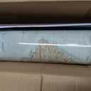 Swiftmaps World and USA Contemporary Premier 3D Two Wall Map Set (24x36 Laminated)