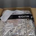 zesthome 8x10 Area Rugs for Living Room,Non-Slip Backing Washable Rugs,Vintage Large Area RugStain Resistant Home Decor Rug (Beige,8'x10')