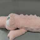 Alligator Plush Pillow, 67 inch Alligator Stuffed Animal, Home Decoration Christmas Valentines Birthday Gift for Boys Girls Adults Kids (Pink)