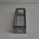 Amazon.com: 12.4" Black Metal Modern Candle Lantern  Decorative Hurricane Lantern for Indoor & Outdoor Use, Ideal for Table, Black Lantern for Mantle, Halloween, Christmas, and Wedding Decor (No Glass Panel) : Tools & Home Improvement