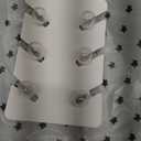 Tommee Tippee Night Time Pacifier, 18-36 Months, Symmetrical Silicone Baglet, BPA-Free Binkies, Glow in The Dark Technology, White Rainbow, Pack of 6