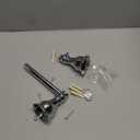 DELTA FAUCET Rubber Limited AUB50-PC Aubrey Wall Mount Pivot Arm Toilet Paper Holder Bath Hardware Accessory in Polished Chrome