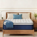 Firm King Mattress, [Enhanced] 12 Inch King Size Hybrid Mattress with Gel Memory Foam & Independent Pocket Springs, Pressure Relief, Strong Edge Support, 365Night Trial, CertiPURUS