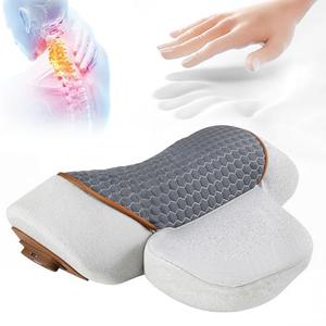 Mustools 3-in-1 Neck Massager Pillow 2026 Pillow Massage Neck Hump Corrector with Heating Vibration, Cervical Traction for Pain Relief Deep Tissue Shoulder Ideal Gift for Women Men