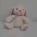 Faith The French Bunny Plush Toy | 15" Soft Stuffed Animal | Elegant Nursery Décor & Cozy Companion | Plush Gift for Easter, Baby Showers, Birthdays & Home Accents White