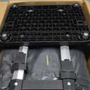 Lekebobor Travel Rolling Backpack, 18 inch Waterproof Bag with 360 Wheels for 15.6" Laptop, Convertible Airline Approved Travel Back Pack for Men & Women, Business, Commuter (Black)