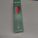 Rechargeable Milk Frother Handheld, Travel Portable Frother Wand for Coffee, USB C Electric Whisk with Stand & Case, Waterproof Hand Drink Mixer for Lattes, Cappuccino, Matcha, Egg (Black)