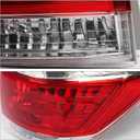 Huray Right Tail Light for Toyota Highlander 2011-2013 Passenger Side Halogen Taillight Lamp Assembly Replacement for TO2801185 815500E070