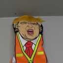 Trump Funny Driver Headcover Golf Club Covers Blonde Hair Premium Leather Style Golf Headcover
