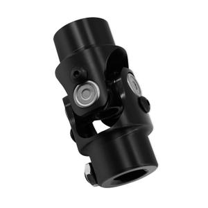 3/4 Round x 3/4 DD Black Single Steering Shaft Universal U Joint, Working Angle: 35 Degree, Total Length: 83 mm