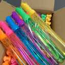 Bubble Wand, 72 Pcs Bubble Wands Bulk in 6 Colors, Bubble Party Favors for Kids, Summer Toys, Indoor Outdoor Activity, Themed Birthday, Wedding, for Girls & Boys