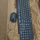 Logitech MK235 Wireless Keyboard and Mouse Combo for Windows, 2.4 GHz Wireless Unifying USB Receiver, 15 FN Keys, Long Battery Life, Compatible with PC, Laptop