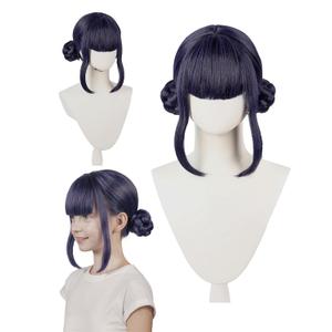 Kids Wigs Black Braids Accessories for Girls (Black)