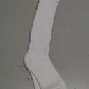 Flydo Womens Slouch Sock Scrunch Socks Soft Long Boot Socks for Women Stacked High Sock 2-3 PACK (2 Pairs White)