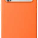 Magnetic Liquid Silicone Case for iPhone 17 Pro Max 6.9",Compatible with MagSafe slim Shockproof Cover with Camera Control Button & Anti-Scratch Lining for iPhone 17 Pro (2025 Release)(Orange)