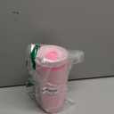 Owala SmoothSip Slider Insulated Stainless Steel Coffee Tumbler, Reusable Iced Coffee Cup, Hot Coffee Travel Mug, BPA Free 20 oz, Pink (Pucker Up