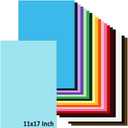 11x17 Large Cardstock A3 Color Paper Colored Card Stock 60 Sheets Multi-Color Poster Sheets 20 Colors 80lb Thick Printer Paper Display Board for Art and Crafts, Exhibits