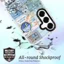 for Samsung Galaxy S24 Ultra Case, Coastal Inspiration Collage withMermaid, Military-Grade Drop Protection, Vintage Coastal Soft Slim TPU Protective & Camera Protection for Girls (EastCoast)