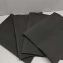 5 Pcs Foam Inserts for Cases Packing Foam Black Craft Foam Sheets for Packing Padding 2 Inch Thick 