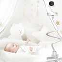 Baby Monitor Mount Baby Kamera Holder Compatible with Momcozy,Nanit Pro & Flex Stand, Hellobaby,Blemil,Comfyer BM01,Infant Optics,ANMEATE SM935E,Vava,Motorola