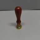 Medieval Initial Alphabet Sealing Wax Stamp, Brass Head Wooden Handle, for Thanksgiving Card/ Envelope/ Gift Wrap/ Wedding Engagement Party Invitation - Letter J