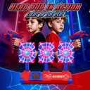 Shooting Toys for 3-12 Year Old Boys, Hero Styles with Glowing Web&Sounds,LCD Scoring and Auto Reset 3 Shooting Targets,Indoor Outdoor Kids Family Games Birthday Easter Gifts for Boys Toys Age 3-12