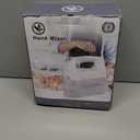 Lord Eagle Hand Mixer Electric Handheld 400W, 5-Speed Lightweight Kitchen Mixer with Storage Case, 5 Stainless Steel Attachments for Baking Cake Egg Cream Food Beater, Turbo+Eject Button (General, White)