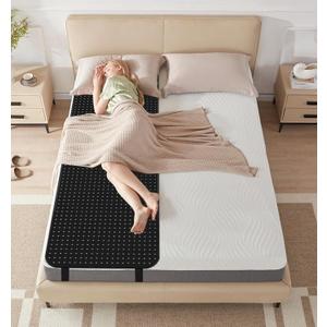 Grounding Mat for Bed Queen Size Full Body Grounding Sheets Breathable Mats with 15ft Cord for Better Sleep, Pain and Stress Relief (27x78in)