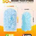 30 Count Duster Refill for Swiffer Duster with 1 Handle, One-Sided Disposable Dusters Refills with 4X Microfibers, Unscented Dusters for Cleaning Home, Furniture, Blinds & Vent