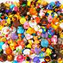WQTHE 120 Pack Rubber Duck for Jeeps Ducking - 2.3 Inch Bulk Floater Duck for Kids - Baby Bath Toy Assortment - Party Favors, Birthdays, Bath Time, and More (50 Varieties)