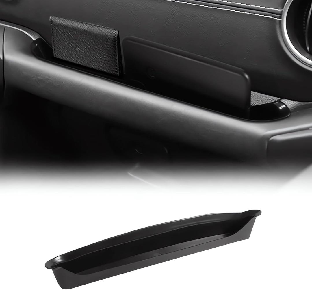 Interior Passenger Grab Handle Organizer Storage Tray Compatible with 2018-2023 Jeep Wrangler JL/JLU & Jeep Gladiator JT Accessory Box