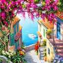 Amphol Paint by Number for Adults, Acrylic Easy Paint by Numbers for Adults Beginner, DIY Painting by Numbers for Gift Home Wall Decor 16W x 20L (OP-8)