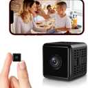 Hidden Camera,1080P WiFi Spy Camera - with Night Vision & Motion Detection, Wireless Indoor Security Camera for Pet/Baby/Nanny, App Live Feed, Smallest Smart for Home Monitoring