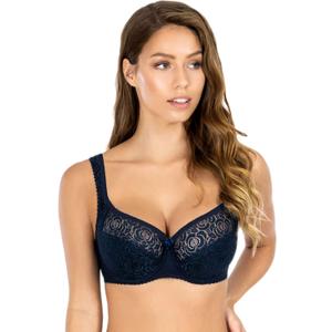 Rosme Womens Half Padded Bra, Collection Annija (36D, Blue)