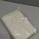 Vlando Travel Jewelry Organizer Case,Valentines Gift,Jewelry Storage Book Ring Binder with Clear Zipper Velvet Jewelry Pouches Bags for Rings,Necklace,Earrings-Cream White