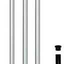 Flags Importer 10ft Aluminum (Silver) Outdoor Pole with Ground Spike - Silver