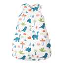 david's kids Baby Winter Sleep Sack 6-12 Months, 2.5 TOG Cotton Baby Wearable Blanket with 2-Way Zipper, Warm Sleep Sack for Unisex Boys Girls, Medium Size, Dinosaur