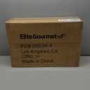 Elite Gourmet EG-6203# Extra Deep 16"x13"x3.2" (10.5Qt.) Scratch Resistant, Easy Pour Spout Dishwasher Safe, Non-stick Electric Skillet with Glass Vented Lid, Adjustable Temperature, Black