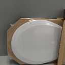 BEMIS 500EC 390 Toilet Seat with Easy Clean & Change Hinges, 1 Pack Round, Cotton White