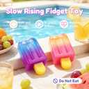 1Pc Ice Cream Squishy Fidget Toys,Slow Rising Squeeze Sensory Toys,Stress Anxiety Relief Squishies for Kids Adults,Summer Party Favors Easter Basket Stuffers Classroom Rewards Birthday Gift