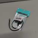 GINTOOYUN 6P6C Extension Cable with Cap RJ12 Crystal Head Cable Male to Female with Dust Cover Black 35CM