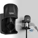 EV Charger Holder Wall Mount - SAE J1772 Holder with 5-Level Adjustable Rotation (0-180), EV Charger Control Holder & Cable Organizer for All J1772 EVS