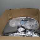 Dinjoy King Size Comforter Set Boho,Dark Gray Bedding Set Stripes 7 Pieces Bed in A Bag Aztec Comforters Black Complete Set Mens Western Bed Sets for Fall Winter 90"104"