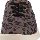 Spenco Women's Khloe Kick Sneaker (5, Charcoal Leopard)