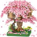 Cherry Blossom Bonsai Tree Building Set, Japanese Sakura Tree House Model Sets for Adults, 2028Pcs Mini Micro Bricks Collectible Creative Gift for Teens Girls 14+